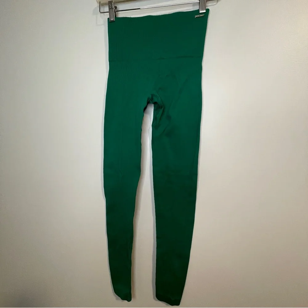 Savage X Fenty Forest Green Ribbed Sports Bra & Legging Set